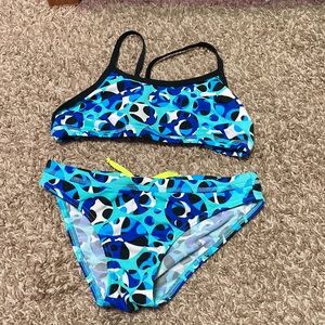 spotted Blue and White Funkita Bikini Set,
